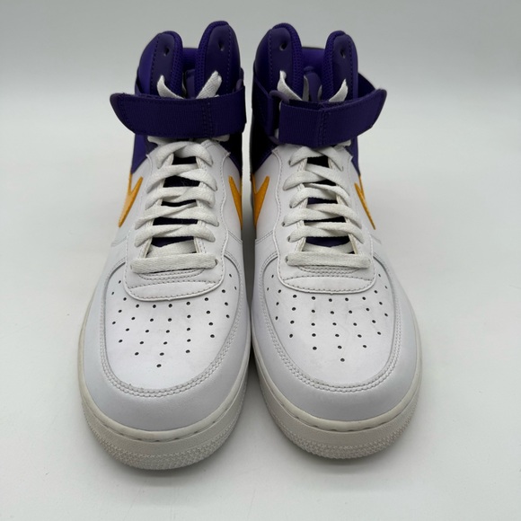 Nike Air Force 1 One High 07 LV8 White Purple Mens 9 BQ4591-101 New main image 4